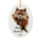 Custom Dated Christmas Cute Red Fox Animal