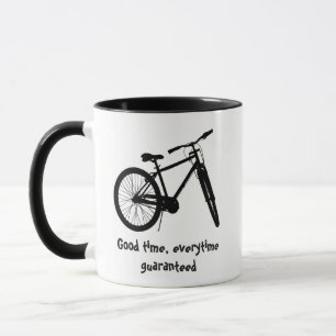 Custom Dated Christmas Mountain Biking Quote Mug