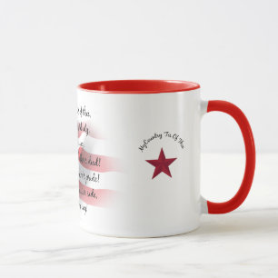 Custom Dated Patriotic USA Beverage Mug