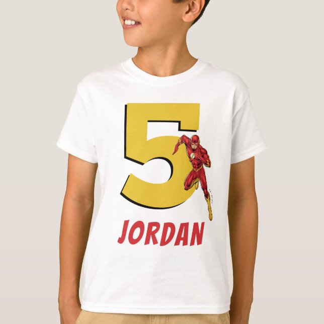 Custom DC Comics | The Flash Birthday T-Shirt (Front)