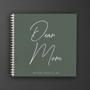 Custom Dear Mom Parent Memories Grief Journal 