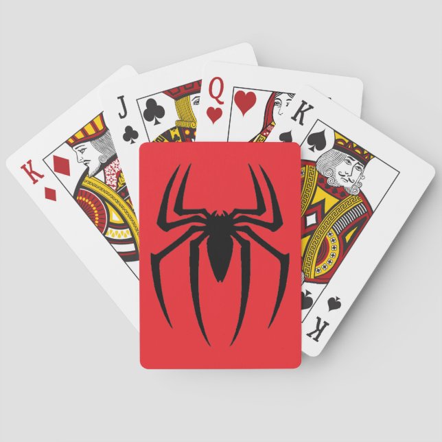 Custom deck of cards with spider design (Back)