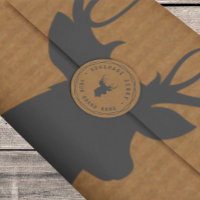 Custom Deer Head Stag Homemade Jerky Label