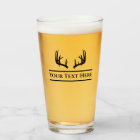 Custom Deer Hunting Beer Glass Tumblr