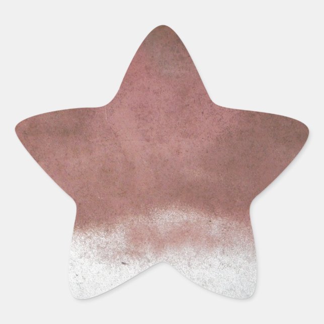 custom deluxe pink and white star sticker (Front)