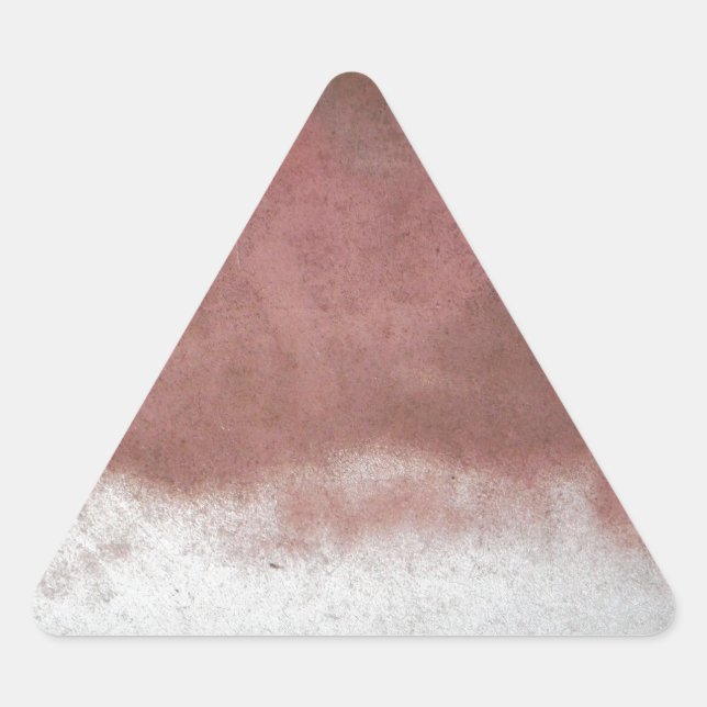 custom deluxe pink and white triangle sticker (Front)