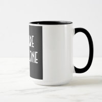 Custom design 15 oz mug.