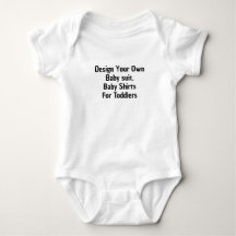 Custom Design Baby Shirt, Baby Shower Gift