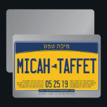 CUSTOM DESIGN Bar Mitzvah New York Number Plate Invitation<br><div class="desc">by kat massard >>> WWW.SIMPLYSWEETPAPERIE.COM <<<
A fun themed invitation design for your child's BAR/BAT MITZVAH!
This is a custom design,  so cannot be altered - please contact for costs if you are interested EMAIL KAT@SIMPLYSWEETPAPERIE.COM</div>