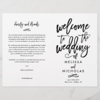 Custom Design- Melissa and Nicholas Program FINAL