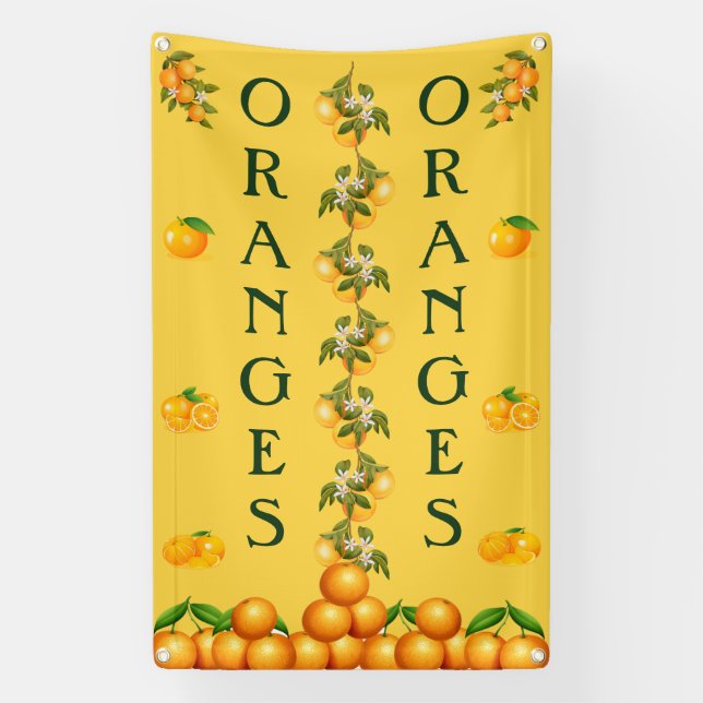 Custom Design Oranges For Sale Vertical Banner (Vertical)