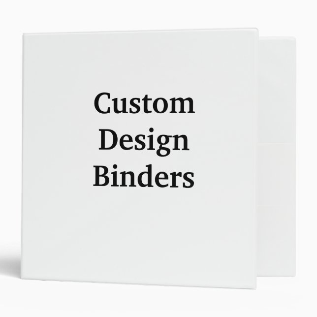 Custom Design Ring Binders (Front/Inside)