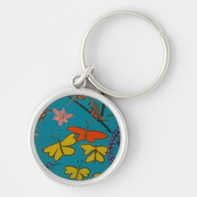 Custom design round keychain (Front)