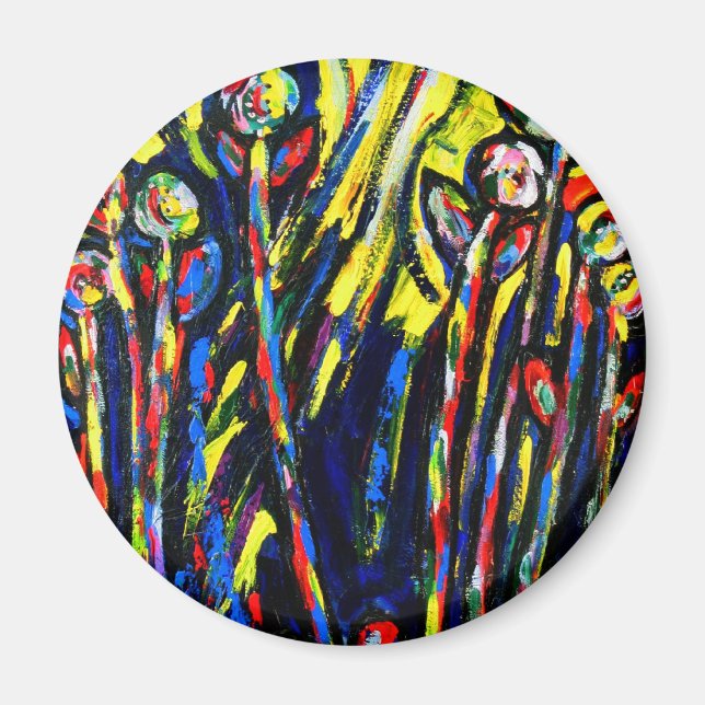 Custom design round magnet (Front)