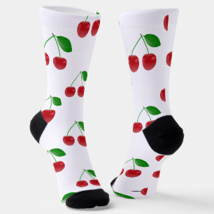 Custom Design Socks Cherries HAMbWG