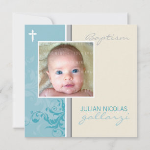 CUSTOM DESIGN :: Suzana Baptism Invite - posh 2SQ