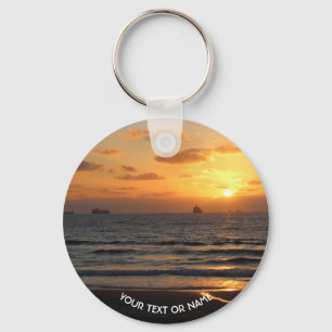 Custom Design With Your Own Photo And Your Text Keychain