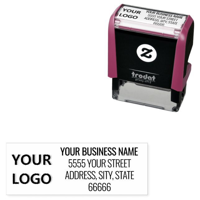Custom Design Your Own Address Self-inking Stamp (In Situ)