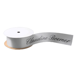 Custom Designer Name Product Ribbon Business Satin Ribbon