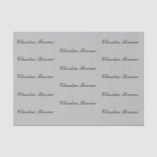 Custom Designer Name Product Tissue Paper