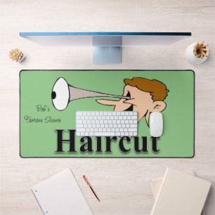 Custom Desk Mat for Salon Owners Barber