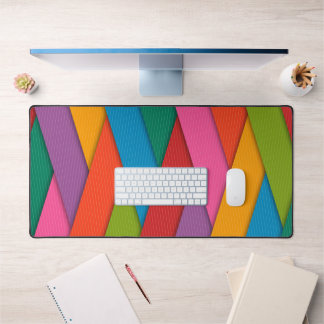 Custom Desk Mat for Salon Owners Colourful
