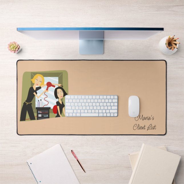 Custom Desk Mat for Salon Owners Stylist (Office 1)