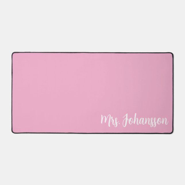 Custom Desk Pad Retro Personalized Desk Pastel Dec (Front)