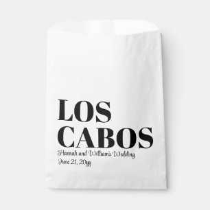 Custom Destination Wedding Welcome to Los Cabos Favour Bag