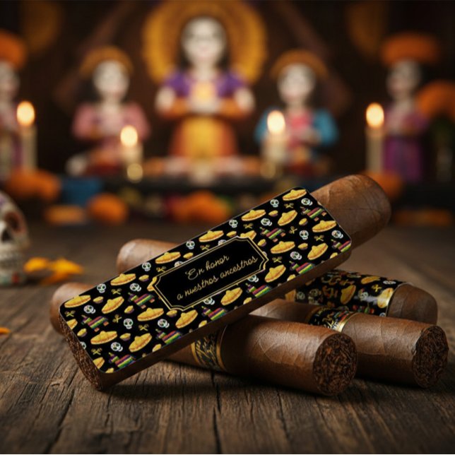 Custom Día de los Muertos Cigar Wrap (Creator Uploaded)