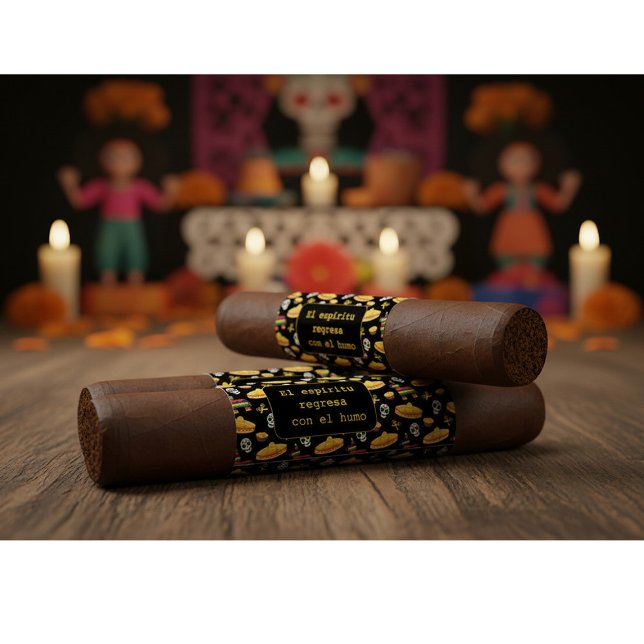 Custom Día de los Muertos Cigar Wrap (Creator Uploaded)