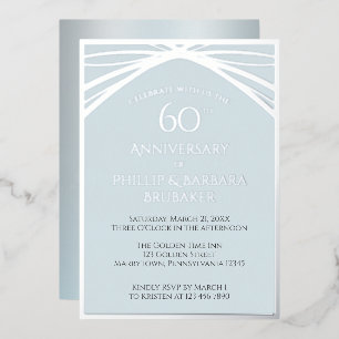 Custom Diamond 60th Wedding Anniversary Party