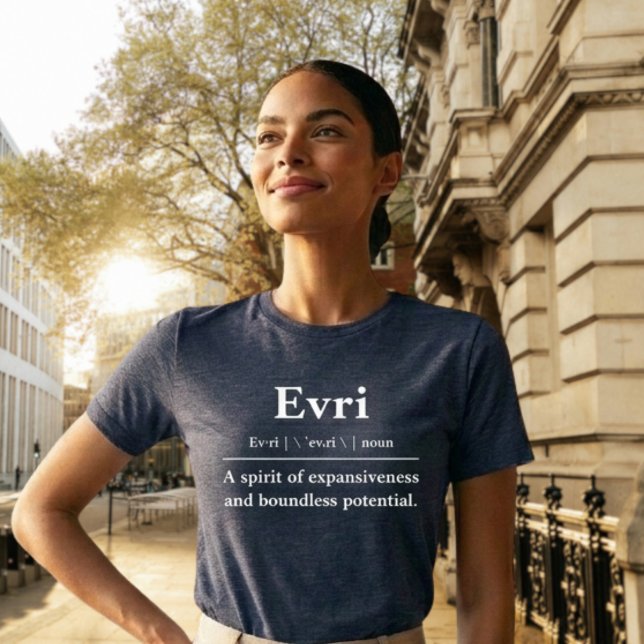 Custom Dictionary Name T-Shirt Tri-Blend Shirt (Creator Uploaded)