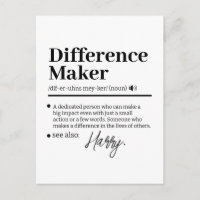 Custom Difference Maker, Mentor Appreciation Gift