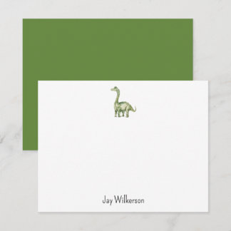 Custom Dinosaur Note Card