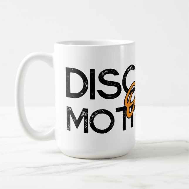 Custom Discipline Over Motivation Office Gift Coffee Mug (Left)