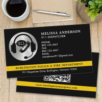 Custom Dispatcher Emergency Police Fire QR Code
