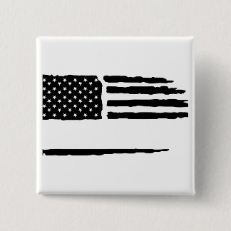 Custom Distressed Flag 2 Inch Square Button
