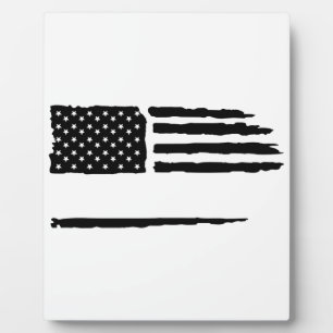 Custom Distressed Flag Plaque
