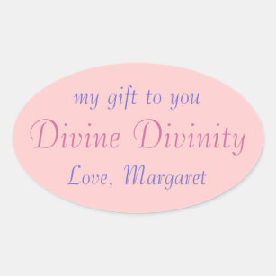 Custom Divine Divinity Candy in a Jar Label