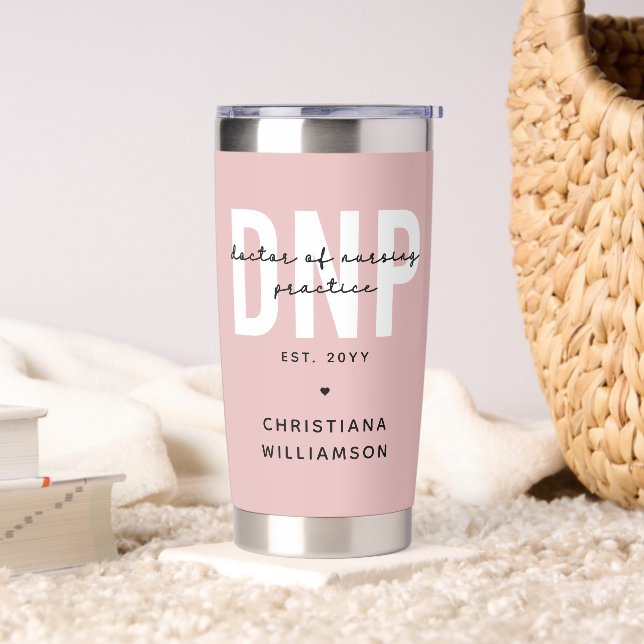 Custom DNP Doctor of Nursing Practice Graduation  Insulated Tumbler (Living Room)