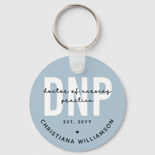 Custom DNP Doctor of Nursing Practice Graduation Keychain