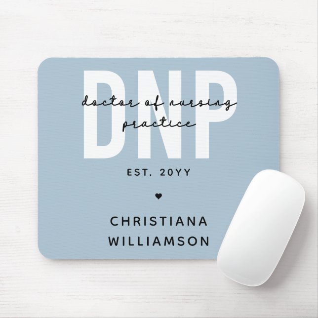 Custom DNP Doctor of Nursing Practice Graduation Mouse Pad (With Mouse)