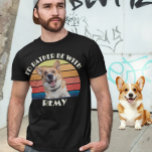 Custom Do Photo I'd Rather Be With Personalized  T-Shirt<br><div class="desc">This design may be personalized in the area provided by changing the photo and/or text. Or it can be customized by clicking Personalize this Template and then choosing the click to customize further option and delete or change the colour of the background, add text, change the text colour or style,...</div>