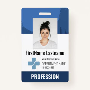 Custom Doctor, Nurse, Health Aide Photo ID Badge