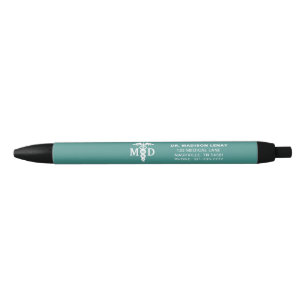 Custom Doctors Office Promotional Business Black Ink Pen