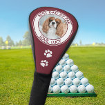 Custom Dog Best Dad Ever Red Photo Golf Head Cover<br><div class="desc">Best Dad By Par ... Two of your favourite things , golf and your dog ! Now you can take your best friend with you as you play 18 holes . Customize these golf head covers and matching golf accessories with your dogs favourite photo and name . Great gift to...</div>