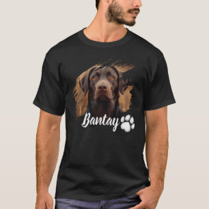 Custom Dog Dad Add Name Photo Dog Lovers Paw T-Shirt