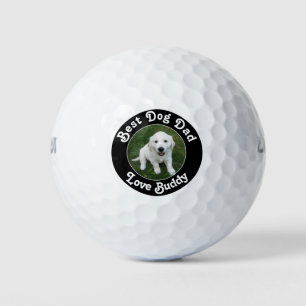 Custom Dog Dad Photo Fathers Day  Golf Balls