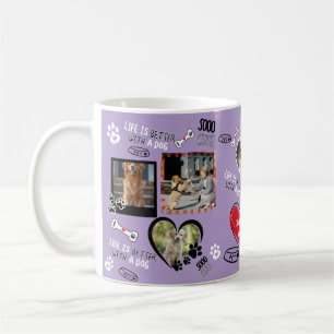 Custom Dog Face Mug, Personalized Dog Photo Coffee Mug